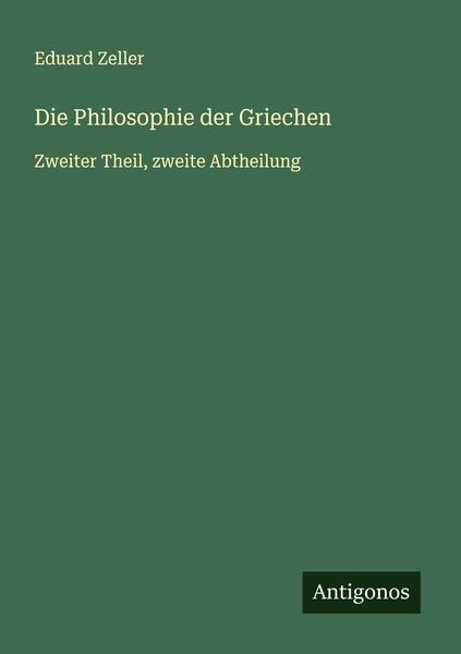 Produktbild: Die Philosophie der Griechen