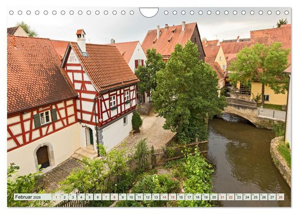 Produktbild: N&Ouml;RDLINGEN - Leben im Meteoritenkrater (Wandkalender 2026 DIN A4 quer), CALVENDO Monatskalender