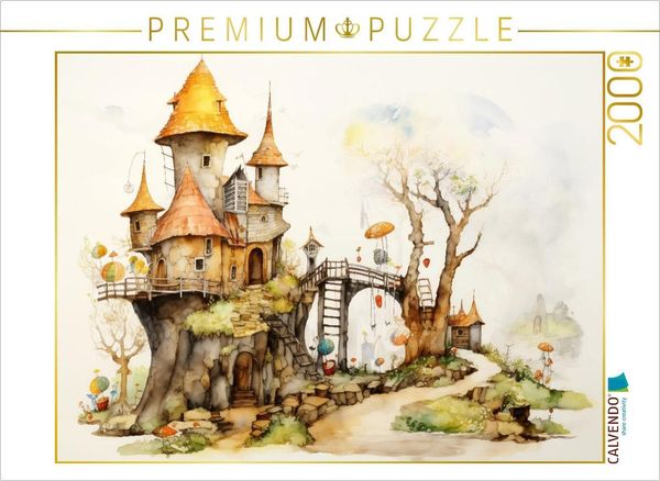 Produktbild: CALVENDO Puzzle Ein Motiv aus dem Kalender "Kuriose H&auml;user" | 2000 Teile Lege-Gr&ouml;&szlig;e 90x67cm Foto-Puzzle f&uuml;r gl&uuml;ckliche Stunden