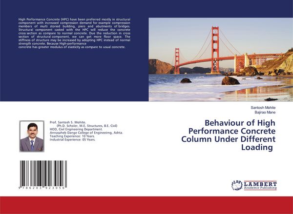 Produktbild: Behaviour of High Performance Concrete Column Under Different Loading