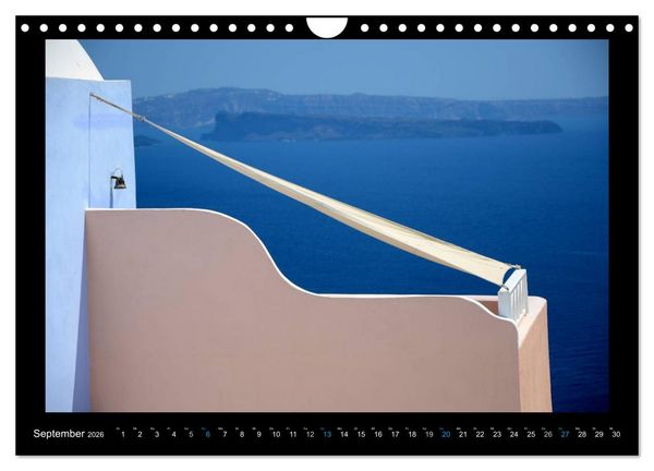 Produktbild: Santorini (Wandkalender 2026 DIN A4 quer), CALVENDO Monatskalender