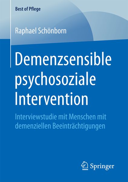 Produktbild: Demenzsensible psychosoziale Intervention