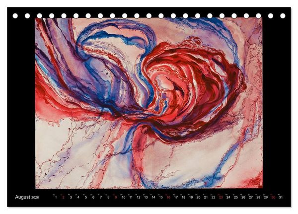 Produktbild: Feinste Aquarelle (Tischkalender 2026 DIN A5 quer), CALVENDO Monatskalender