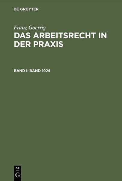 Produktbild: Band 1924