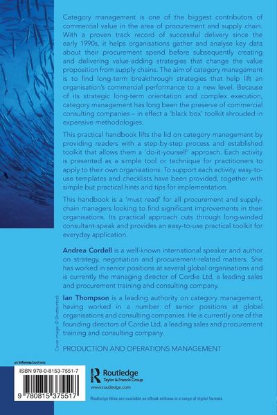 Produktbild: The Category Management Handbook