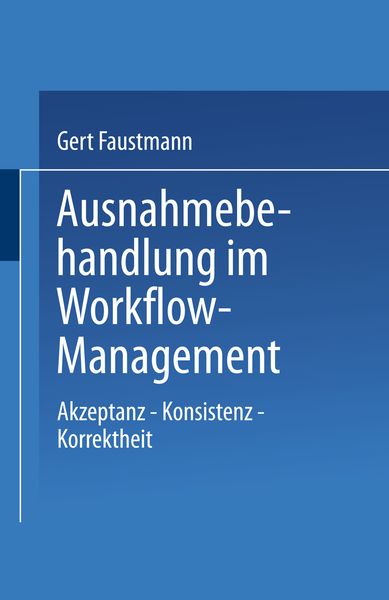 Produktbild: Ausnahmebehandlung im Workflow-Management