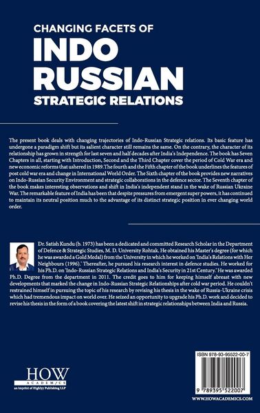 Produktbild: Changing Facets of Indo-Russian Strategic Relations