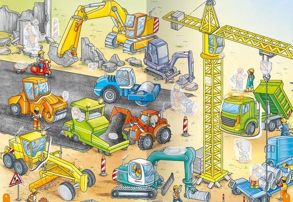 Produktbild: Wimmeln, R&auml;tseln, Stickern: Fahrzeuge