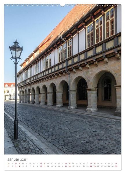 Produktbild: Fachwerk in Halberstadt (Wandkalender 2026 DIN A2 hoch), CALVENDO Monatskalender