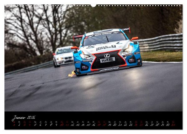 Produktbild: Emotions on Track - Langstreckenmeisterschaft am N&uuml;rburgring - GT3 (hochwertiger Premium Wandkalender 2026 DIN A2 quer), Kunstdruck in Hochglanz