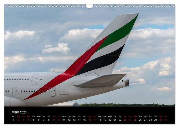 Produktbild: Airline Tails (Wall Calendar 2026 DIN A3 landscape), CALVENDO 12 Month Wall Calendar