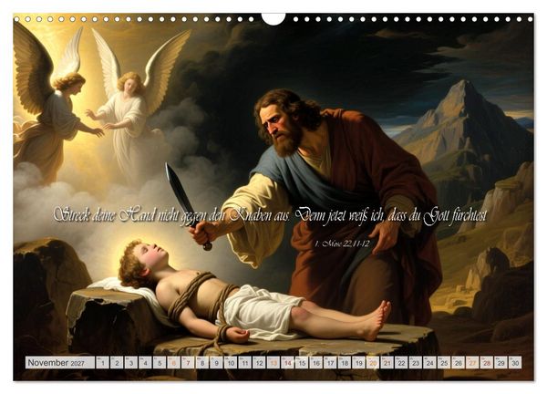 Produktbild: Die Kraft der Bibel (Wandkalender 2027 DIN A3 quer), CALVENDO Monatskalender
