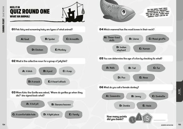 Produktbild: Sounds Fishy Quiz Book