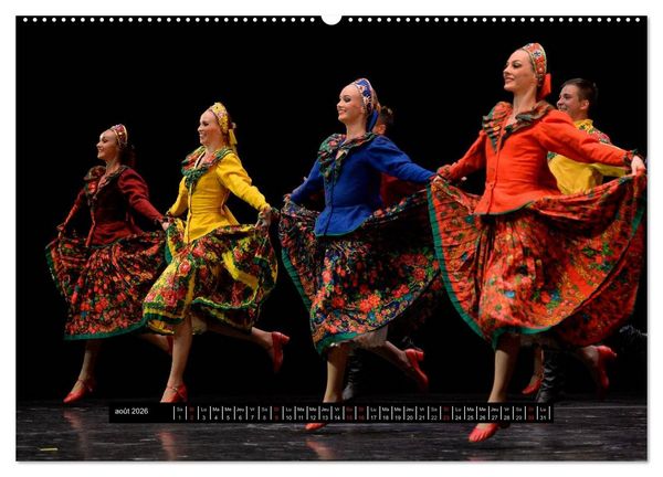 Produktbild: Danses de l'&acirc;me russe (Calendrier mural 2026 DIN A2 vertical) calendrier de bureau