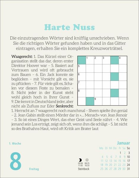 Produktbild: Stefan Heine Rentnerr&auml;tsel Tagesabrei&szlig;kalender 2027