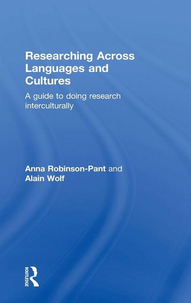 Produktbild: Researching Across Languages and Cultures