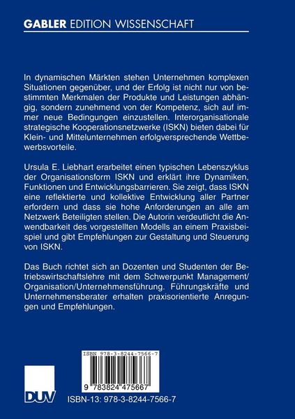 Produktbild: Strategische Kooperationsnetzwerke