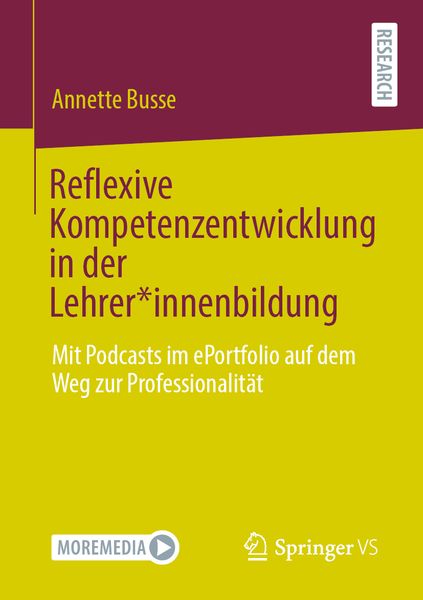Produktbild: Reflexive Kompetenzentwicklung in der Lehrer*innenbildung