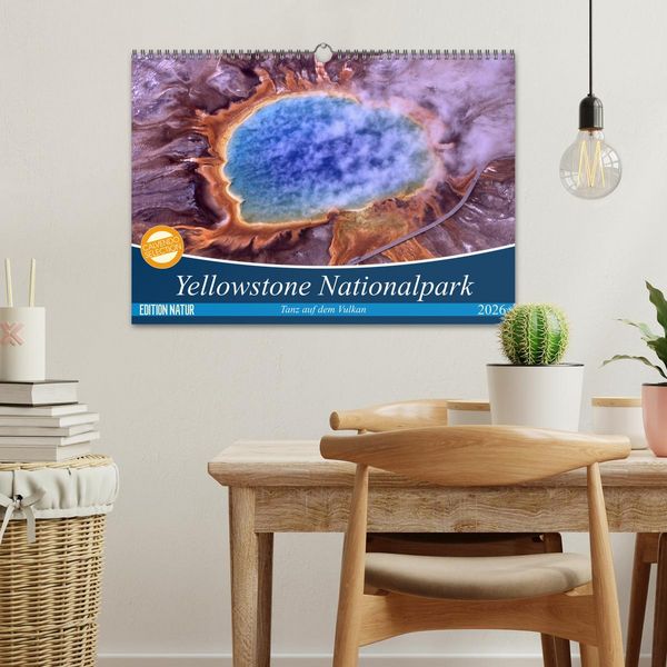 Produktbild: Yellowstone Nationalpark. Tanz auf dem Vulkan (Wandkalender 2026 DIN A3 quer), CALVENDO Monatskalender