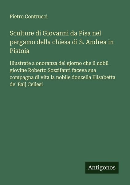Produktbild: Sculture di Giovanni da Pisa nel pergamo della chiesa di S. Andrea in Pistoia