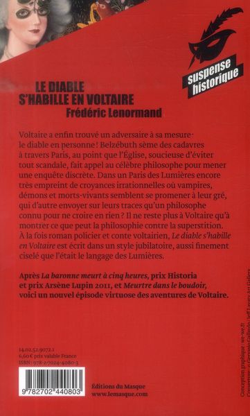 Produktbild: Voltaire m&egrave;ne l'enqu&ecirc;te. Le diable s'habille en Voltaire