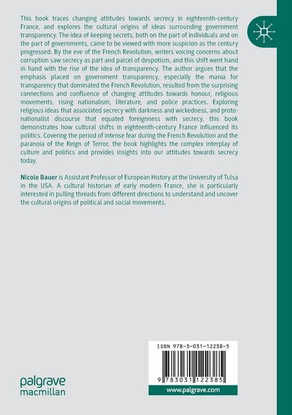 Produktbild: Tracing the Shadow of Secrecy and Government Transparency in Eighteenth-Century France