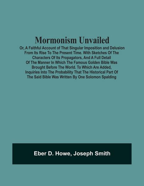 Produktbild: Mormonism Unvailed