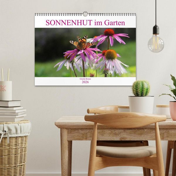 Produktbild: Sonnenhut im Garten (Wandkalender 2026 DIN A3 quer), CALVENDO Monatskalender