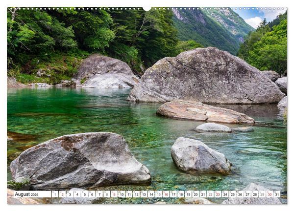 Produktbild: Der gr&uuml;ne Fluss (hochwertiger Premium Wandkalender 2026 DIN A2 quer), Kunstdruck in Hochglanz