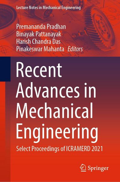 Produktbild: Recent Advances in Mechanical Engineering