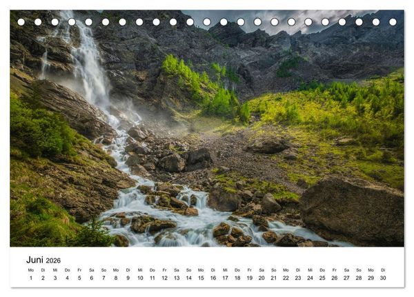 Produktbild: Wasserwelt Schweiz (Tischkalender 2026 DIN A5 quer), CALVENDO Monatskalender