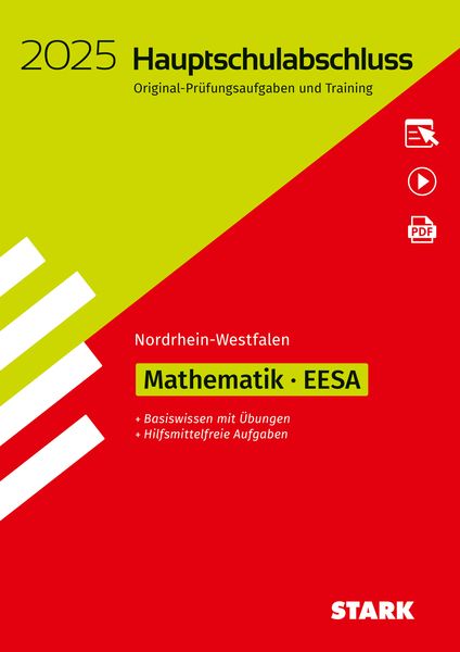 Produktbild: STARK Original-Pr&uuml;fungen und Training - Hauptschulabschluss / EESA 2025 - Mathematik - NRW