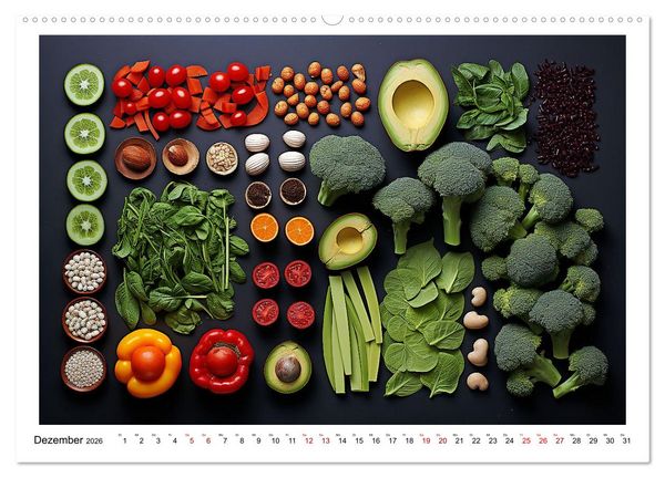 Produktbild: Ordentlich Ketogen (Wandkalender 2026 DIN A2 quer), CALVENDO Monatskalender