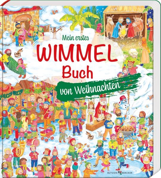 Mein erstes Wimmelbuch von Weihnachten, Gebundene Ausgabe von Vera Lörks, Butzon & Bercker, 9783766637055