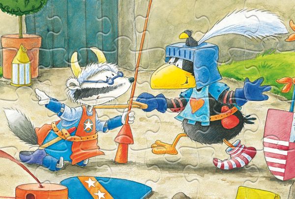 Produktbild: Der kleine Rabe Socke - Puzzle 1. 2 Puzzle mit 24 Teilen