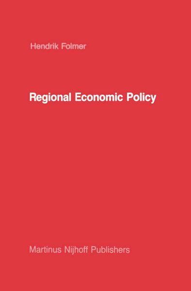 Produktbild: Regional Economic Policy