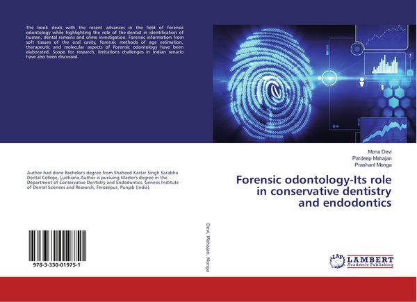 Produktbild: Forensic odontology-Its role in conservative dentistry and endodontics