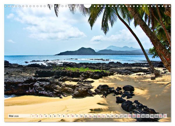 Produktbild: S&atilde;o Tom&eacute; - Inselparadies am &Auml;quator (Wandkalender 2026 DIN A3 quer), CALVENDO Monatskalender