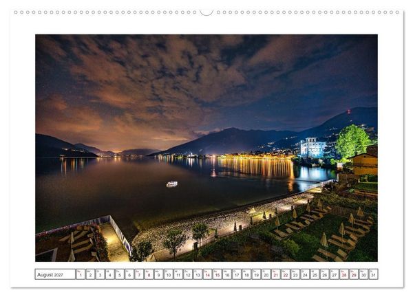 Produktbild: Traumziele am Comer See (hochwertiger Premium Wandkalender 2027 DIN A2 quer), Kunstdruck in Hochglanz