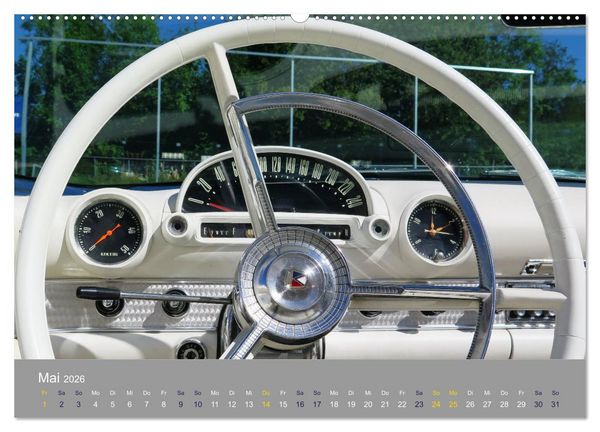 Produktbild: US-Strassenkreuzer (Wandkalender 2026 DIN A2 quer), CALVENDO Monatskalender