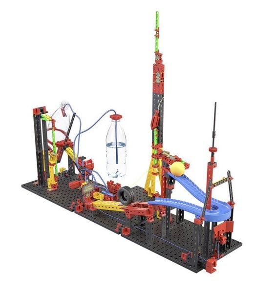 Produktbild: Fischertechnik 569018 - ADVANCED Crazy Reactions, Kettenreaktionen-Baukasten, Konstruktionsspielzeug
