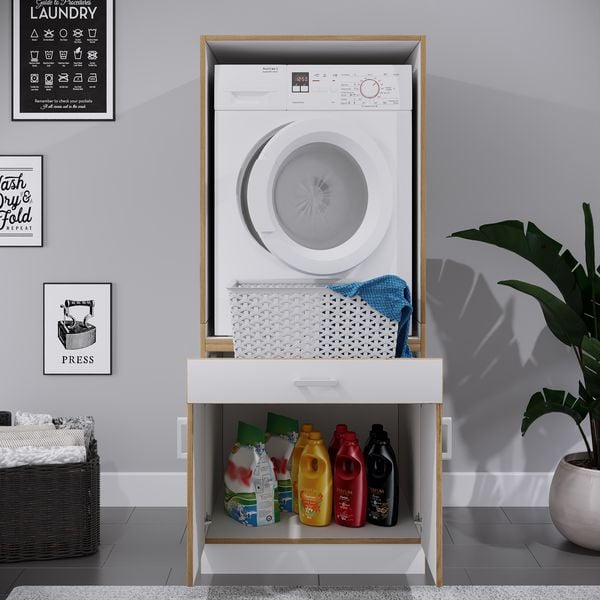 Produktbild: &Uuml;berbauschrank Waschmaschine &Uuml;berbau Rislo CL XL