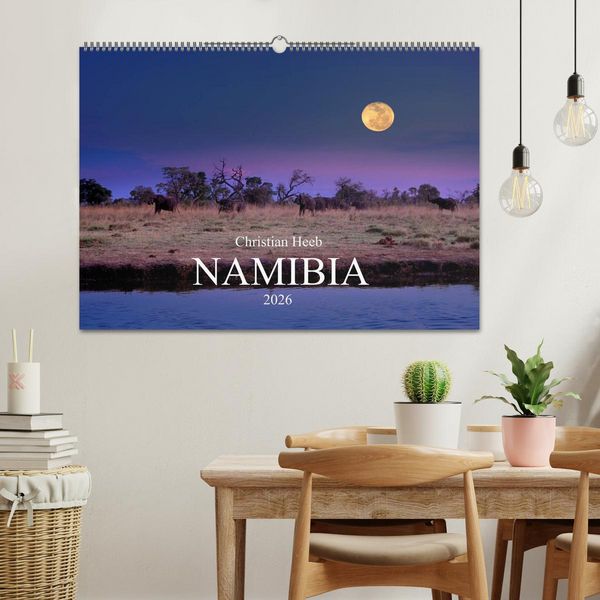 Produktbild: NAMIBIA Christian Heeb (Wandkalender 2026 DIN A2 quer), CALVENDO Monatskalender