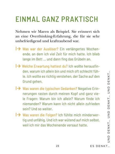 Produktbild: Die 1-Minuten-Strategie gegen Overthinking