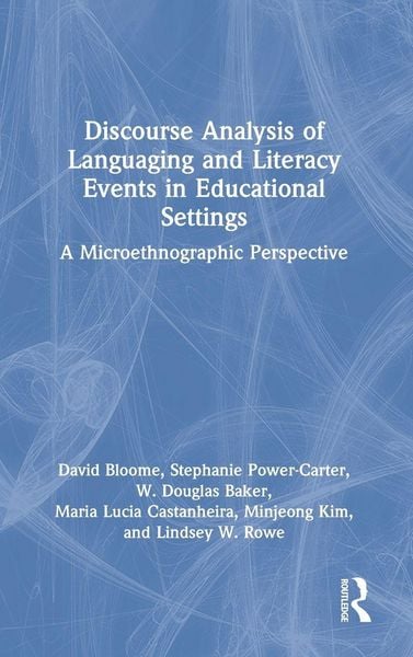 Produktbild: Discourse Analysis of Languaging and Literacy Events in Educational Settings