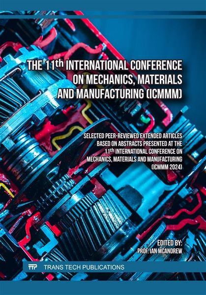 Produktbild: The 11th International Conference on Mechanics, Materials and Manufacturing (ICMMM)