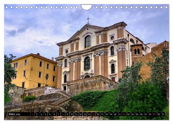 Produktbild: Triest - Habsburger Erbe und italienisches Flair (Wandkalender 2026 DIN A4 quer), CALVENDO Monatskalender