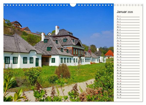 Produktbild: Die Wachau - An der Donau zwischen Melk und Krems (Wandkalender 2026 DIN A3 quer), CALVENDO Monatskalender