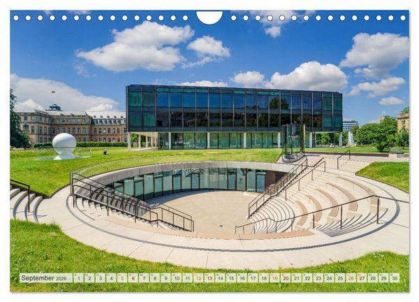 Produktbild: Stuttgart Stadtrundgang (Wandkalender 2026 DIN A4 quer), CALVENDO Monatskalender