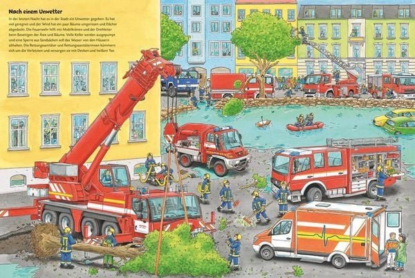 Produktbild: Duden 24+: Autos, Laster & Traktoren: Das gro&szlig;e Wimmelbuch der Fahrzeuge